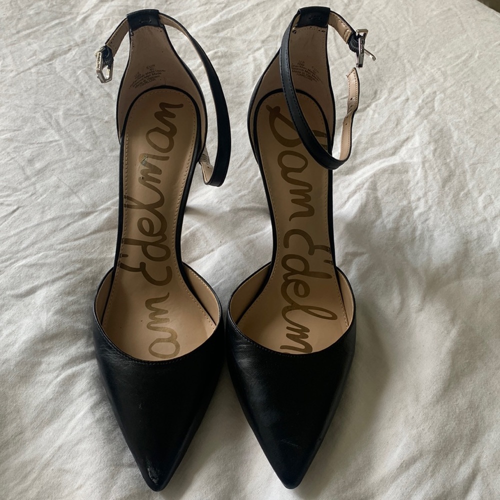 Sam Edelman Harlow ankle strap black pump - size 10